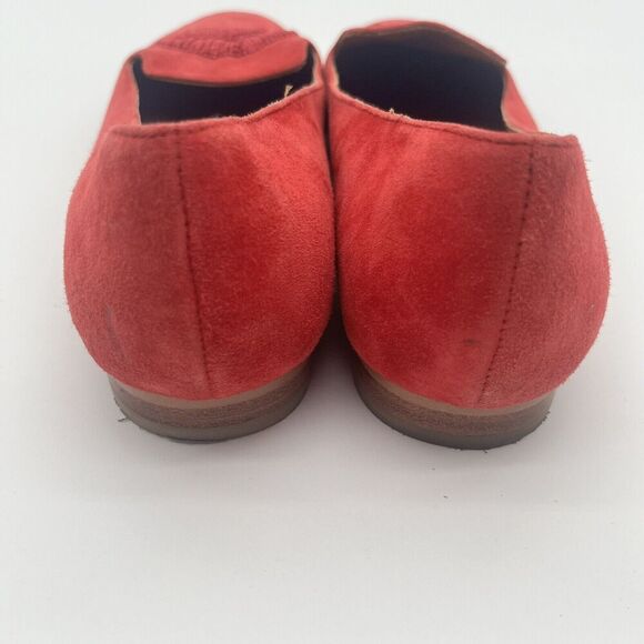 Red Suede Flats with Lip Embroidery‎ from & Other Stories Women's Size 40 - Picture 8 of 16